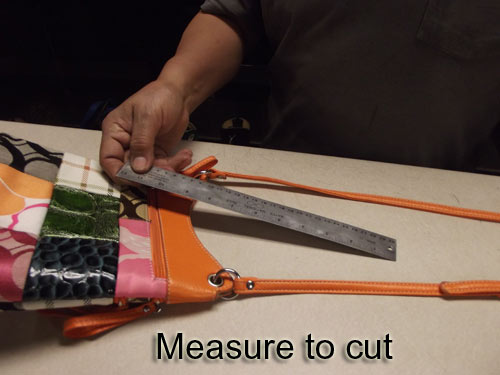 Purse strap adjustments and repair